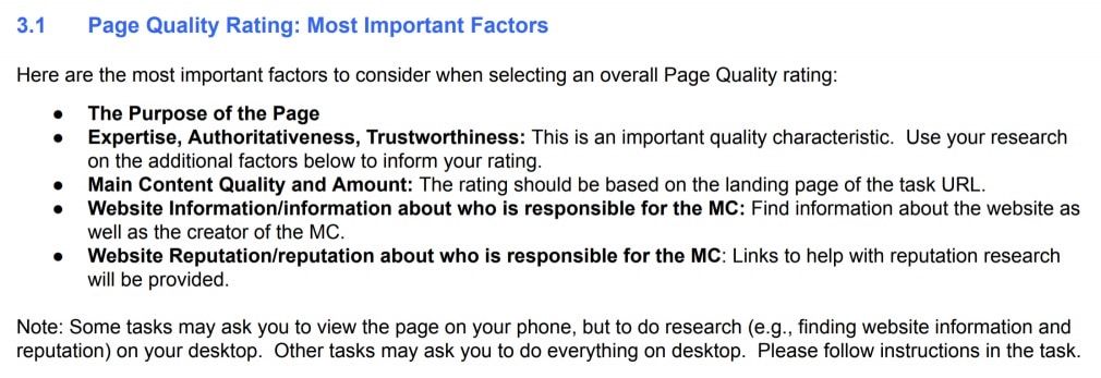 page quality