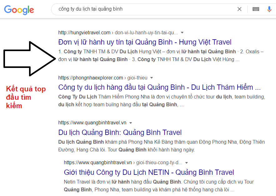 Search công ty du lịch quảng bình