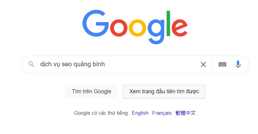 Dịch vụ SEO quảng bình
