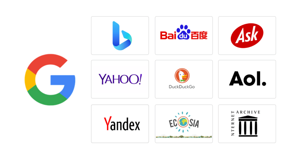 Top 10 công cụ tìm kiếm hàng đầu thế giới