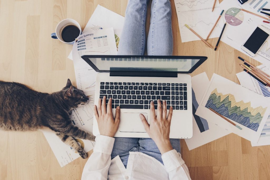 làm việc online tại nhà