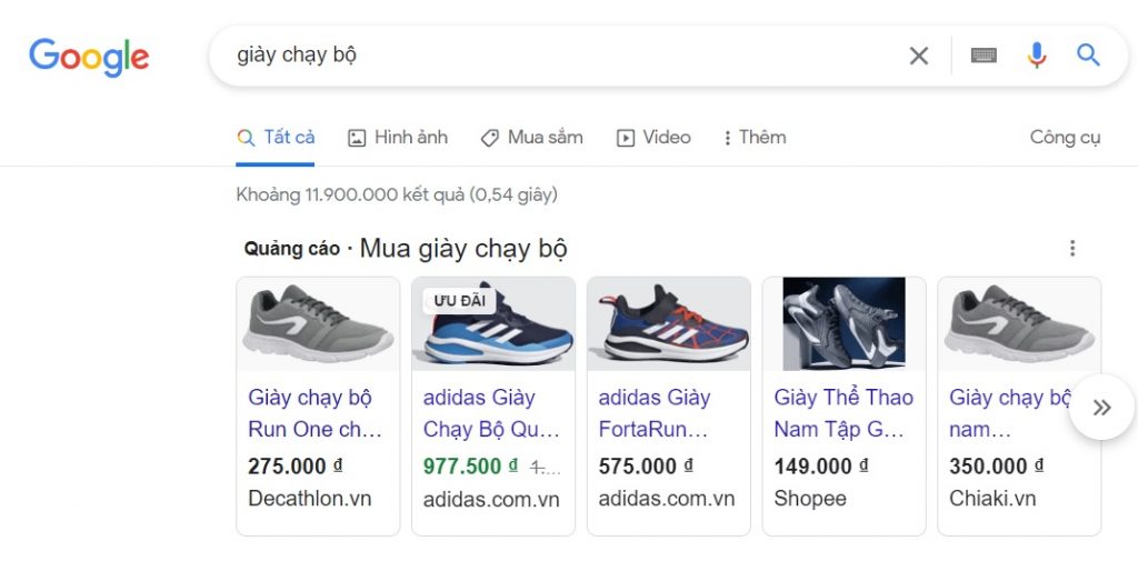 ads shopping