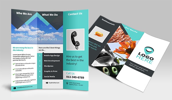Brochure gấp ba