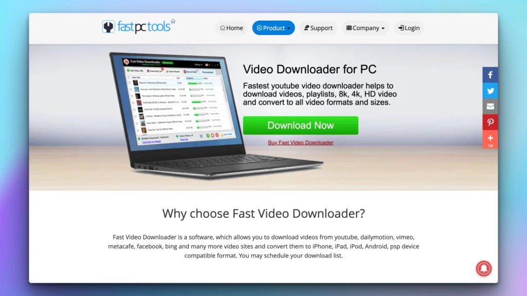 FastPCTools Video Downloader