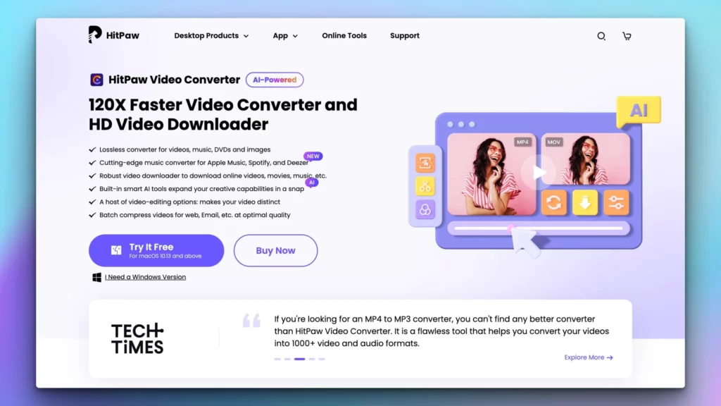 Ứng dụng tải video youtube Hitpaw