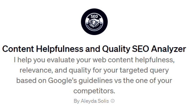 Content Helpfulness and Quality SEO Analyzer