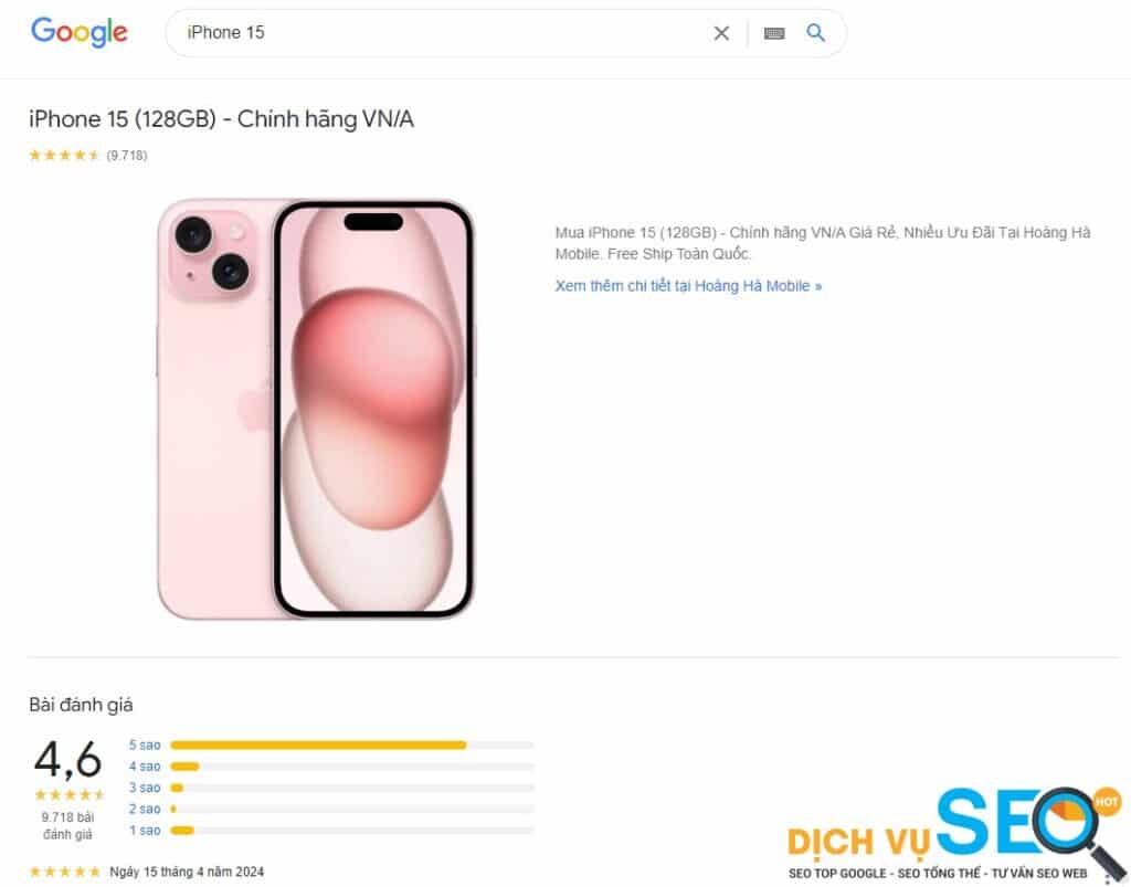vi du google shopping