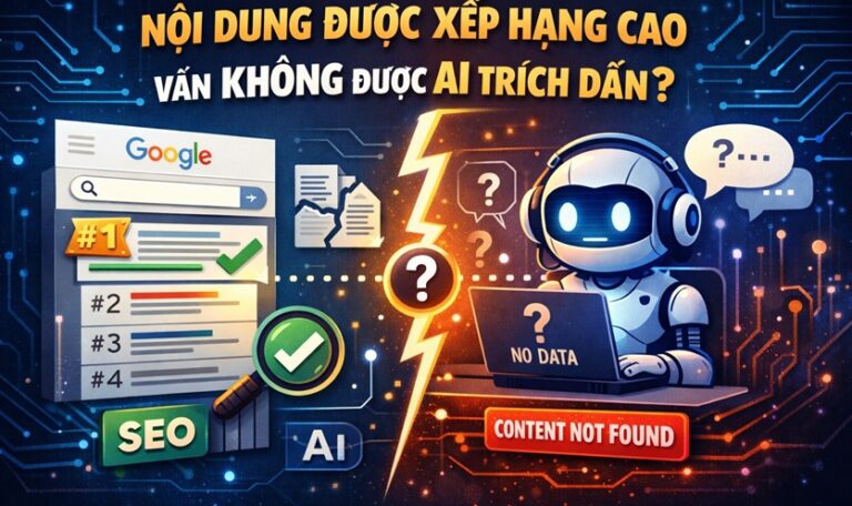 Nội dung được xếp hạng cao vẫn không được AI trích dẫn?