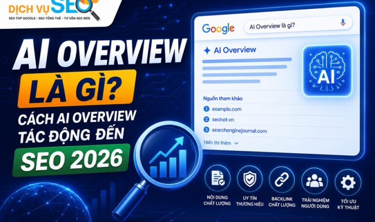 AI Overview là gì? Cách AI Overview tác động đến SEO 2026