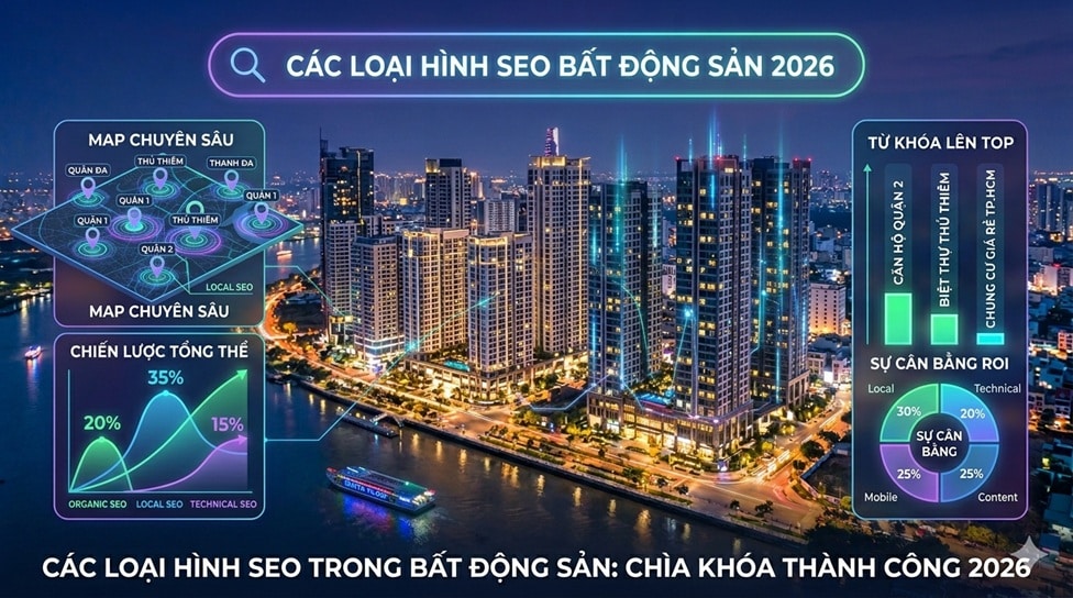 Các loại hình SEO trong Bất Động Sản