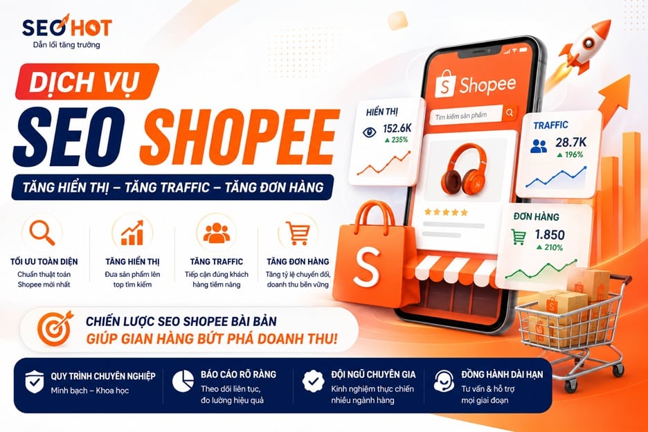 Minh họa dịch vụ SEO Shopee