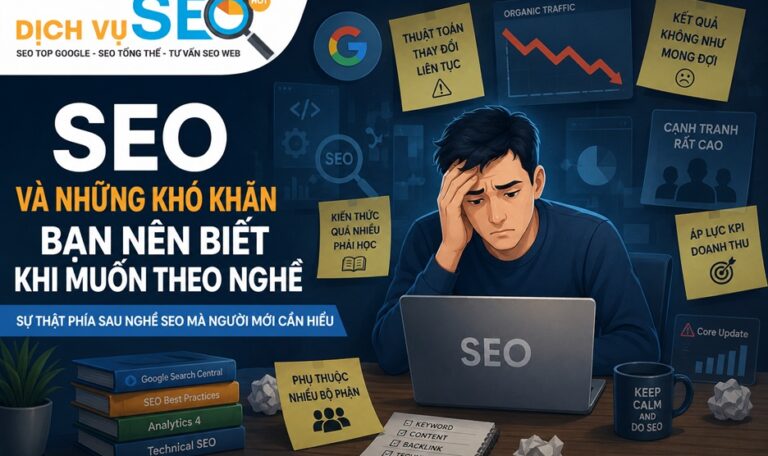 Nghề SEO và những khó khăn bạn nên biết khi muốn theo nghề
