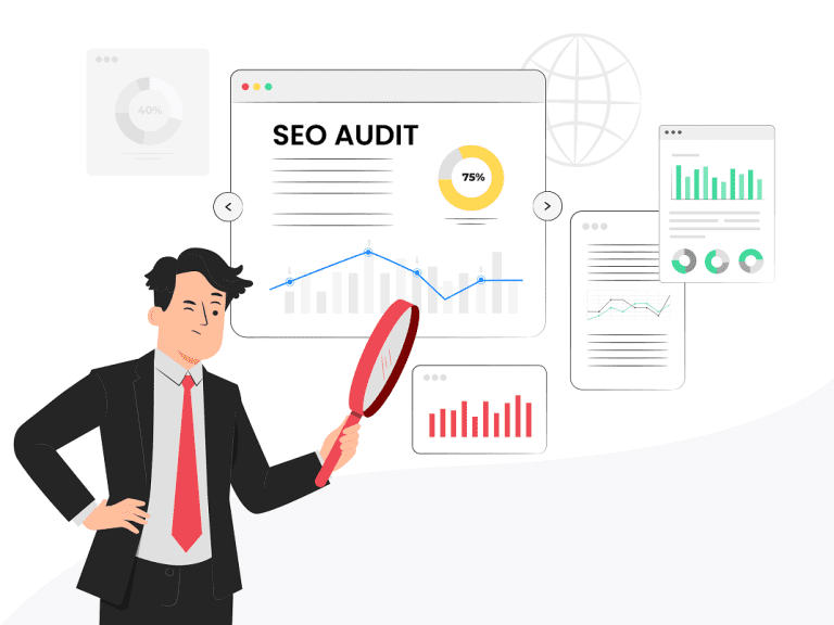 Minh họa dịch vụ SEO Audit website