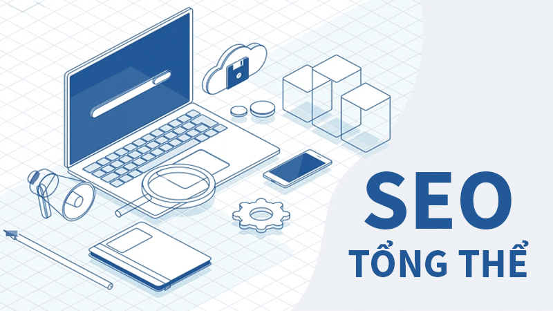 Minh họa dịch vụ SEO tổng thể