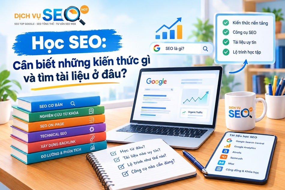 Học SEO: Cần biết những kiến thức gì và tìm tài liệu ở đâu?