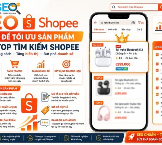 SEO Shopee: Cách để tối ưu sản phẩm lên Top tìm kiếm Shopee