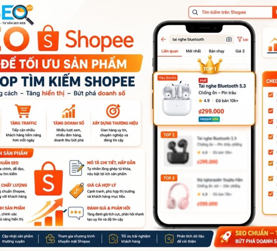 SEO Shopee: Cách để tối ưu sản phẩm lên Top tìm kiếm Shopee